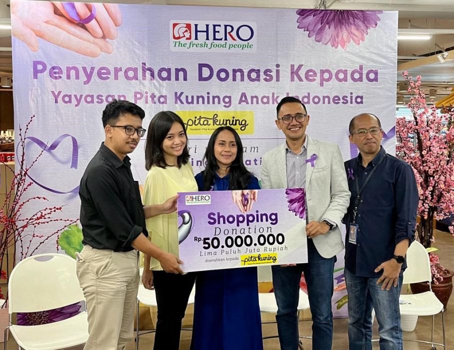 Hari Kanker Anak Sedunia: Hero Supermarket Menggandeng Yayasan Pita Kuning untuk Dukung Anak dengan Kanker di Indonesia